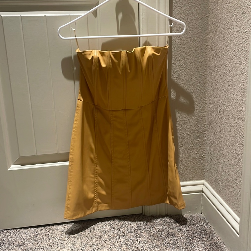 Carmel strapless ZARA dress